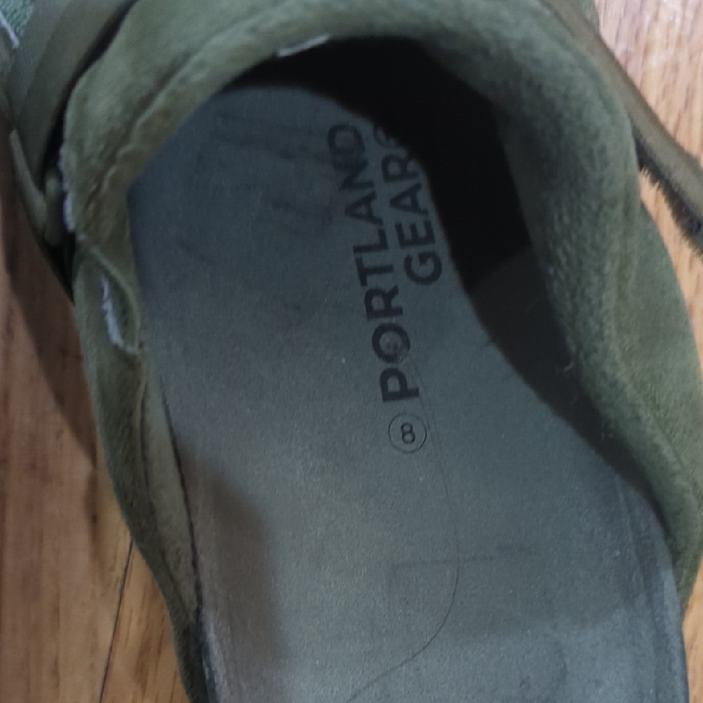 Portland Gear Haven Olive Mule Sz 8 - Picture 7 of 8
